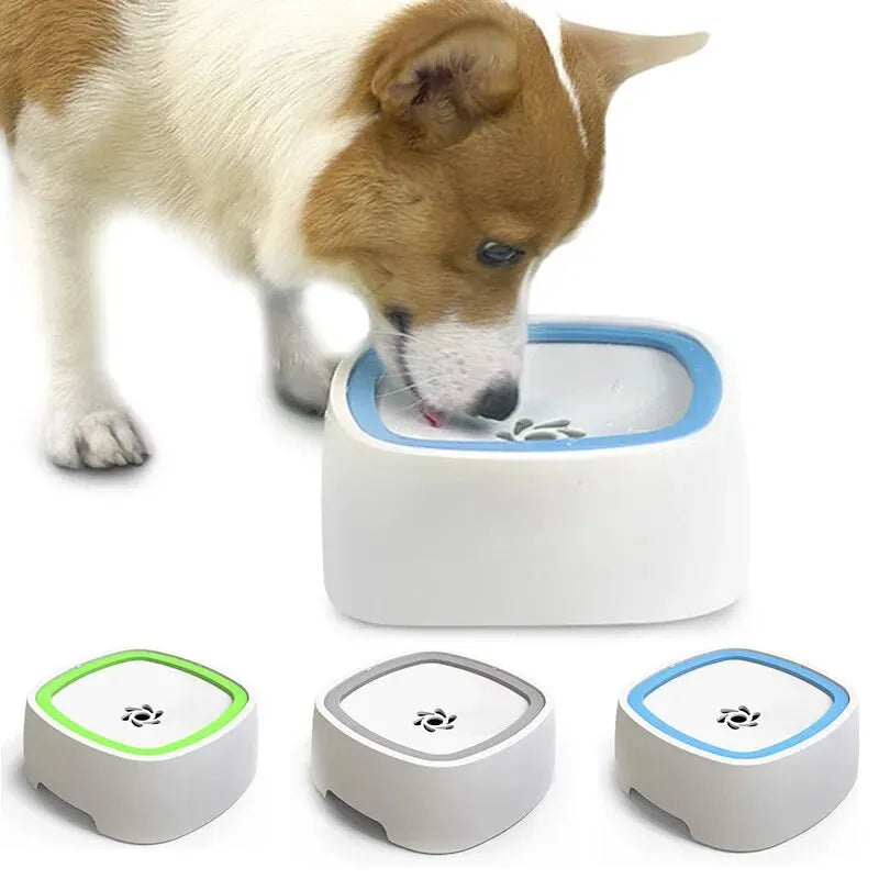 Dogs Drinking Water Bowl Pets Dog Floating Bowl Not Wet Mouth Splash Water Cats Dog Bowl Vehicle Mounted Portable Dog Water Bowl